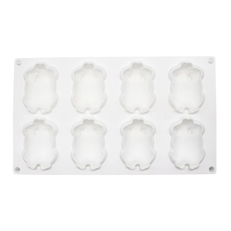 Chocolate Candy Sugar Craft 8-Cavity Hamster Mold Cake Decorating Tool Silicone Soap Mold Kitchen Gift Drop Shipping