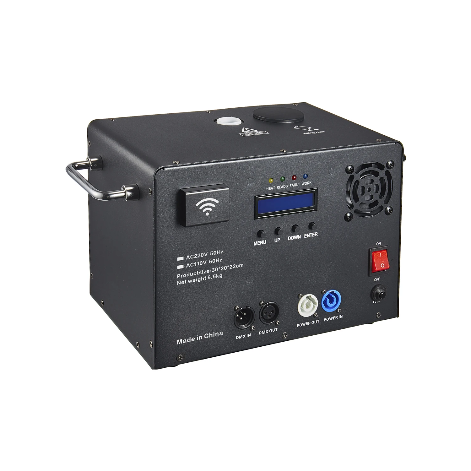 750W Electronic Cold Spark Machine Remote Control Hot Spring Effect DMX Fire Work Lighting for Wedding Stage Show