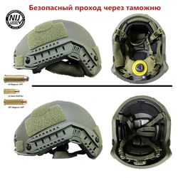 Ach High Shear Tactische Ballistische Helm, Pe Kogelvrije Helm, Nij Iiia, Wendy Snelle Ophanging Pad