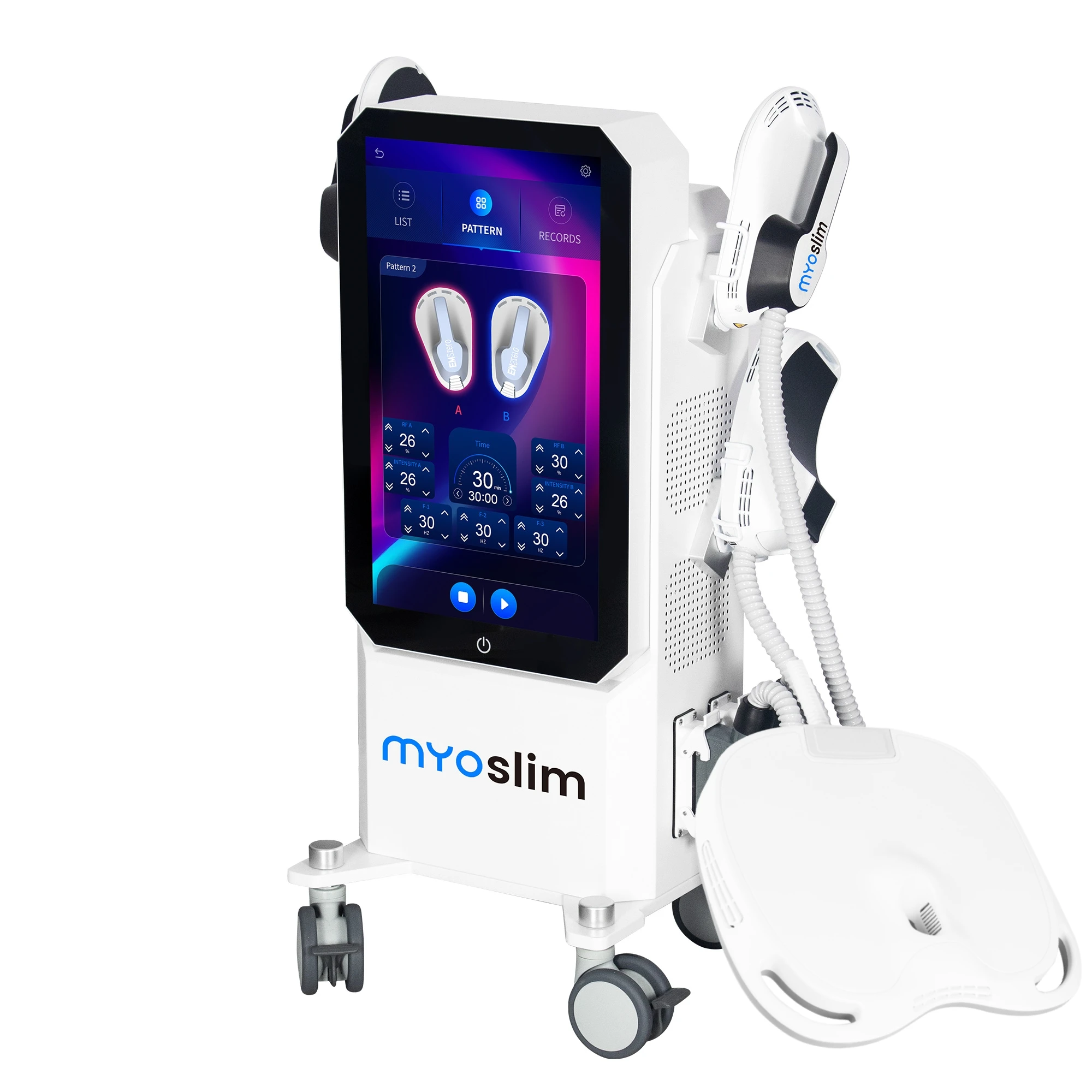 EMS آلات نحت الجسم 6500 واط 15 تسلا المهنية المحمولة الجسم التخسيس RE EMS تحفيز العضلات الكهرومغناطيسية ضئيلة