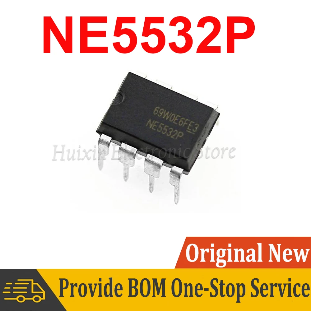 2pcs NE5532P DIP8 NE5532 DIP 5532P DIP-8 New and Original IC Chipset