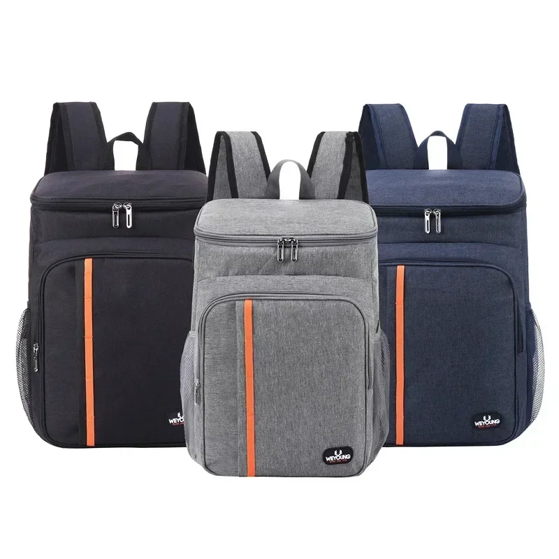 20L Outdoor Thermal Backpack Cooler Bags Insulated Lunch Bag Leakproof Camping Beer Drink Picnic Backpack Food Fresh Keeping Bag