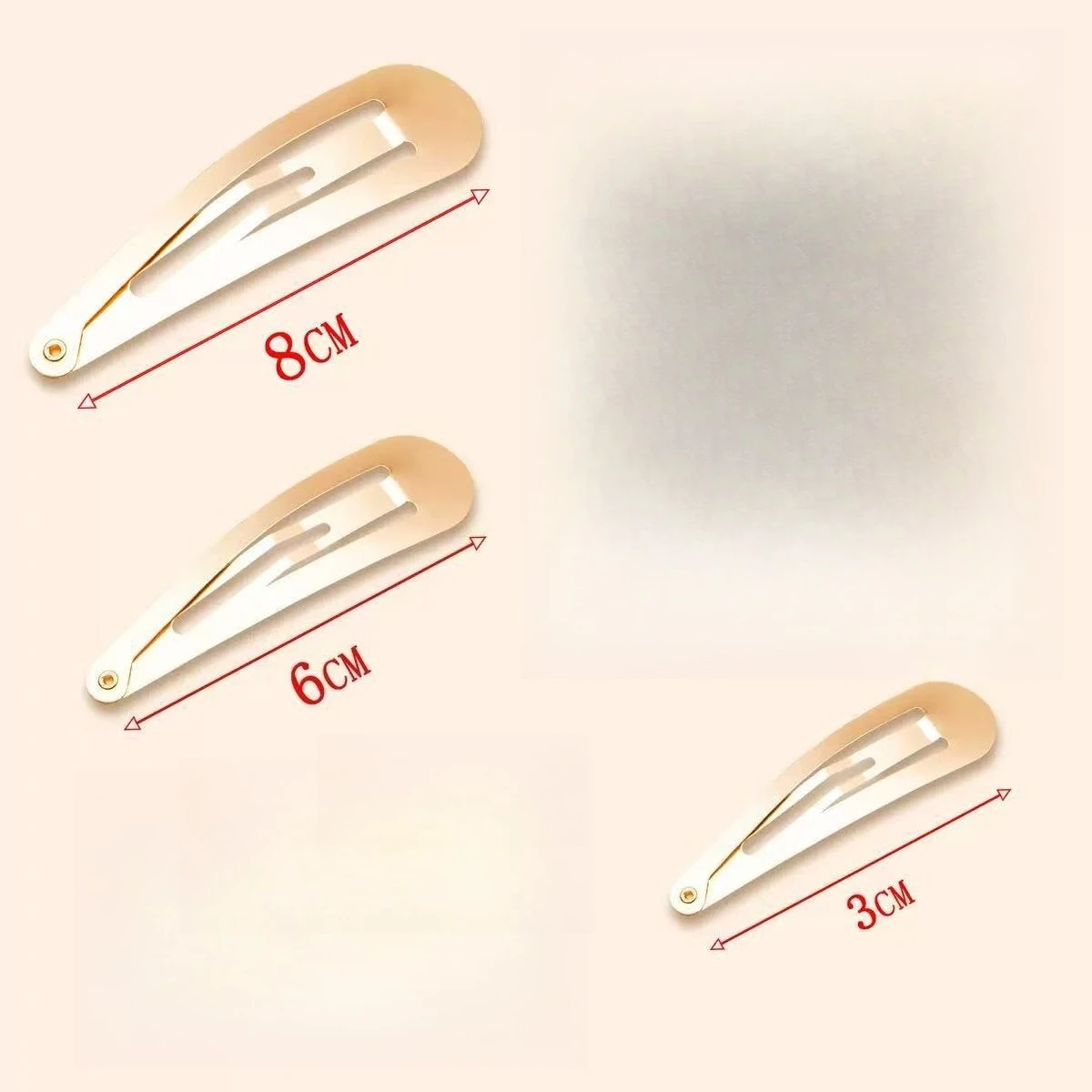 

20/60 шт. 3/6/8 см золотые заколки для волос BB с каплями воды для девочек, металлические зажимы для волос, заколки, аксессуары для волос