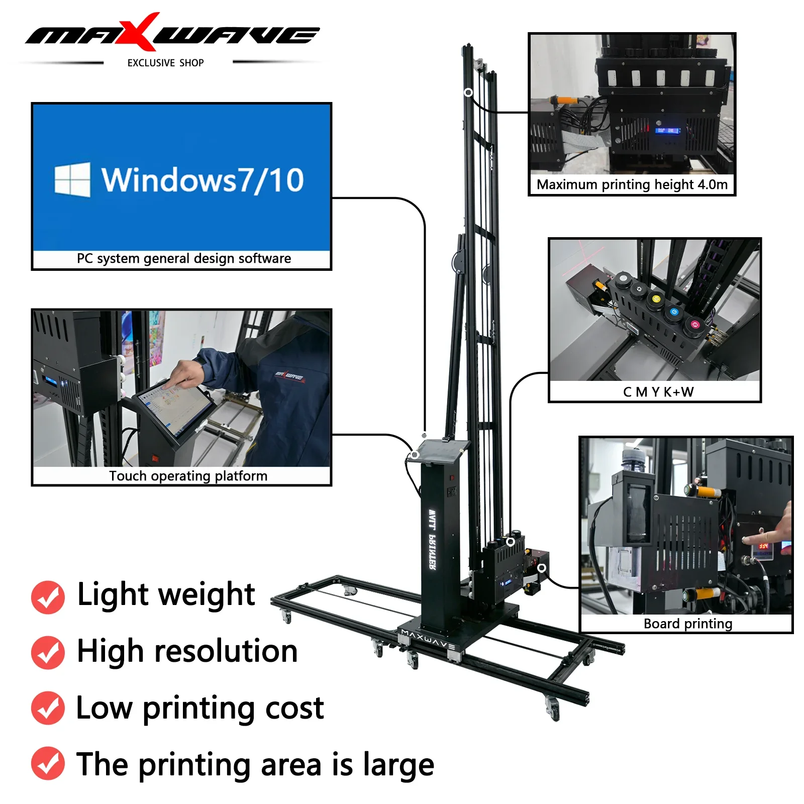 Painting 3d DIY Inkjet For Mural  Wall Inkjet Printer Printing Machine 3D For