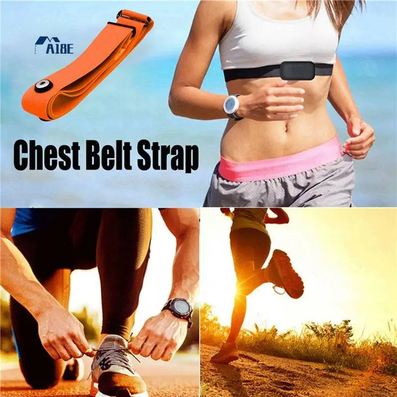 

A18E-For Magene Heart Rate Chest Belt Adjustable Elastic Strap For Polar Wahoo Garmin Sports Monitor Heart Rate Rate Belt