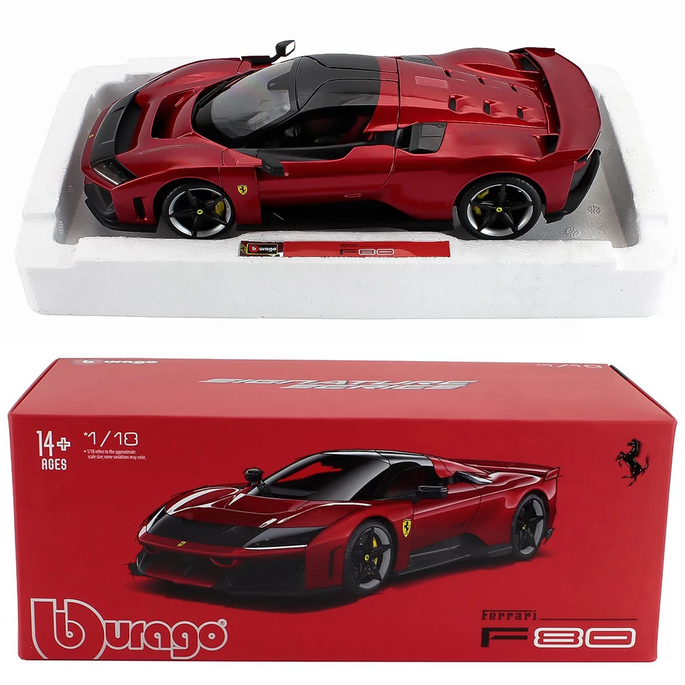bburago-1-18-ferrari-f80-edicion-de-lujo-con-ventanas-abatibles-coche-de-aleacion-modelos-de-coches-juguetes-regalos-coches-de-carreras-coche-de-metal-fundido-a-presion