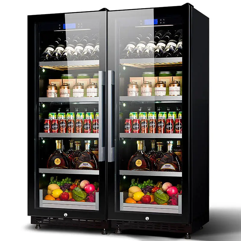 Upgraded Single Zone Beverage Wine Soda Drinks Tea Refrigerator Fridge Cooler Chiller Cabinet