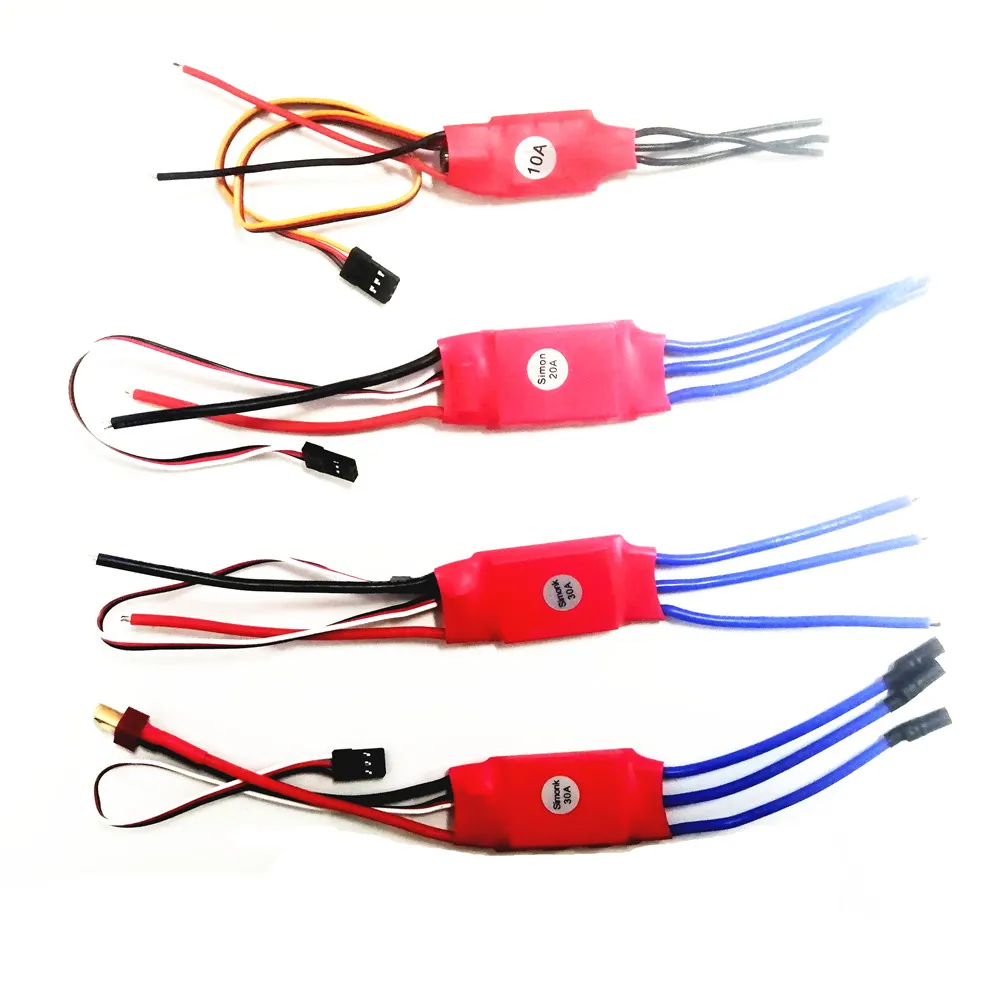 Simonk 10A 20A 30A 2-3S ESC 10A 20A 30AMP 30A Firmware SimonK ESC sin escobillas con 3A 5V BEC para RC Quad Multi Copter calidad nuevo