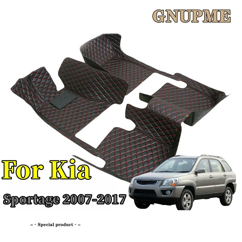 

GNUPME Custom Car Floor Mats For Kia Sportage 2007 2008 2009 2010 2011 2012 2013-2017 Years Auto Carpets Foot Coche Accessorie