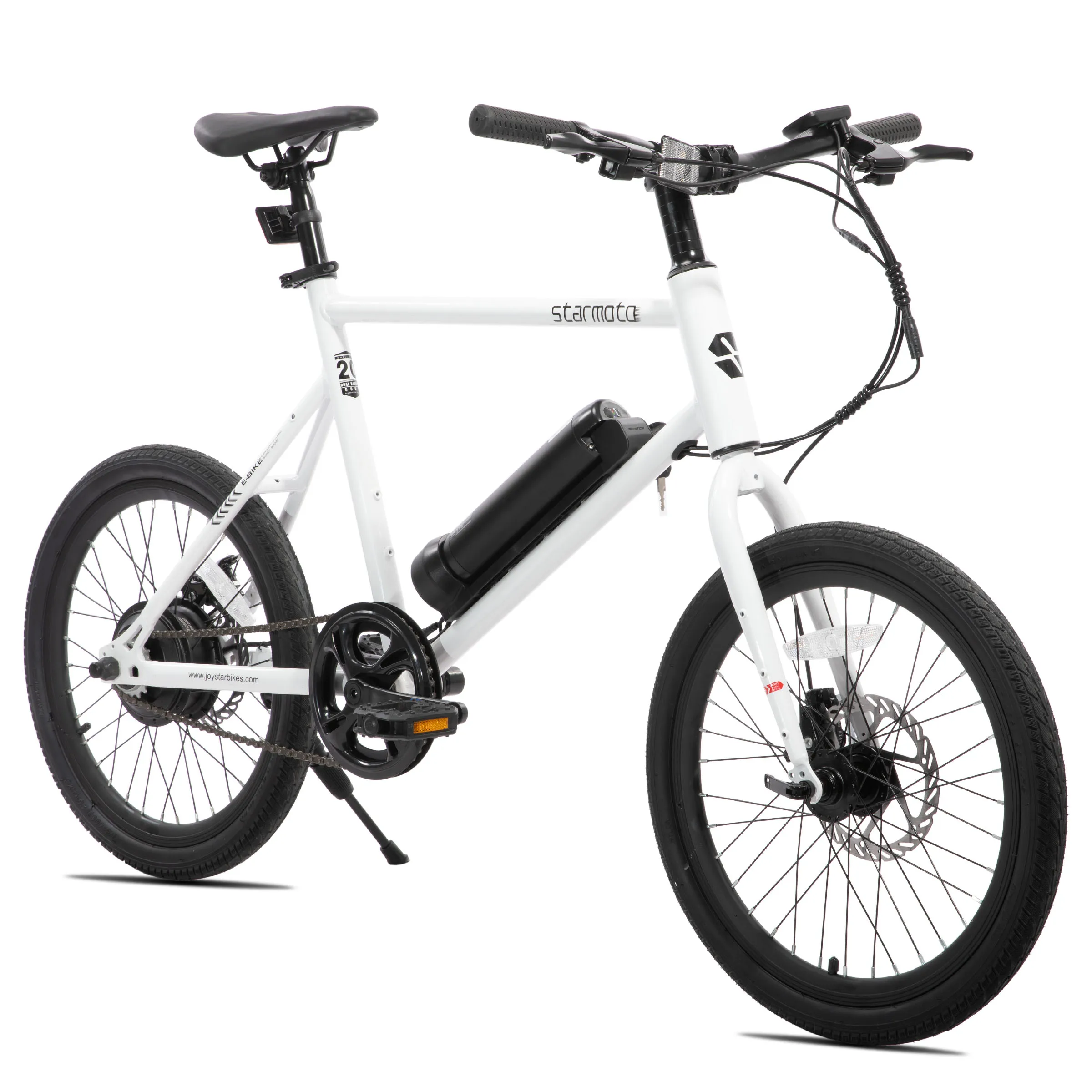 JOYSTAR 20" Electric Bicycle for Kids Aged 7-12 Max 15 Miles 16 Mph with 7.8 Ah Battery Dual Disc Brakes Kids Ebike image 2