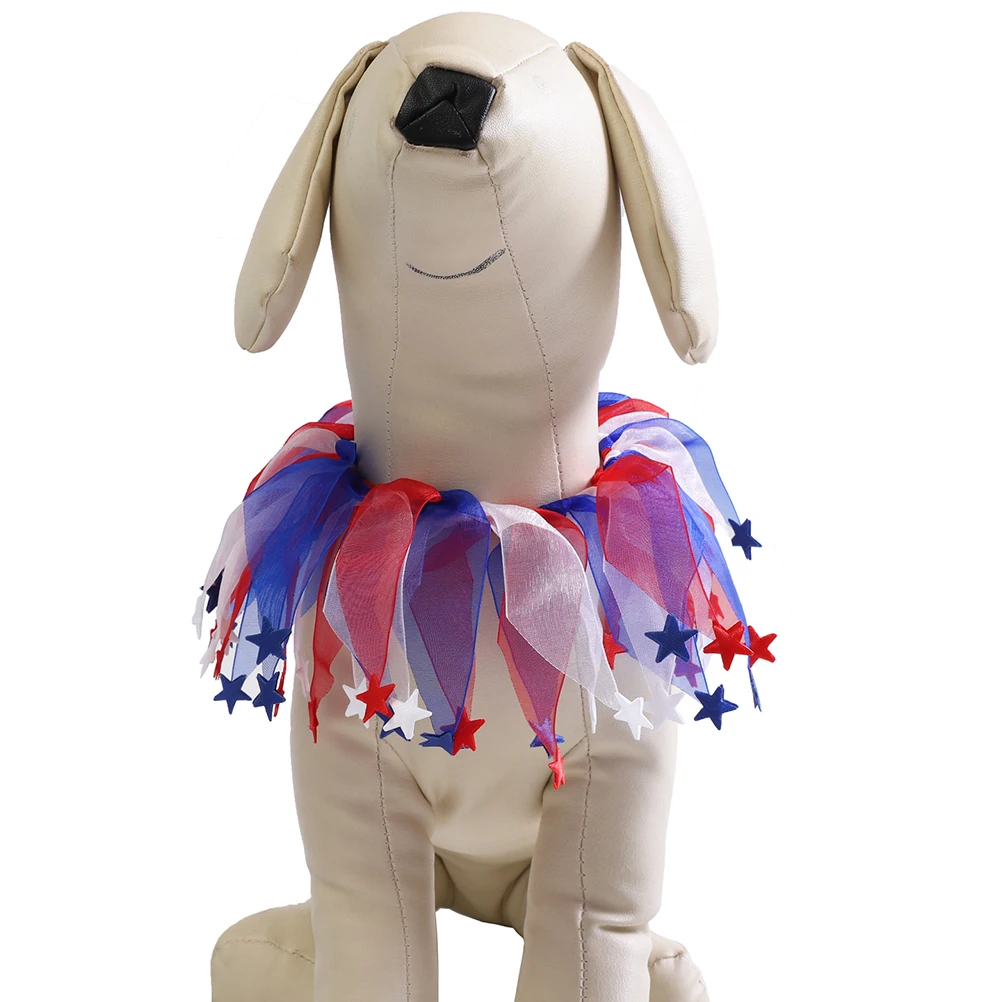 

Pet Collar Tag Adjustable Dog Soft Dressing Decorative Neckband Party Supplies Festival for Dogs