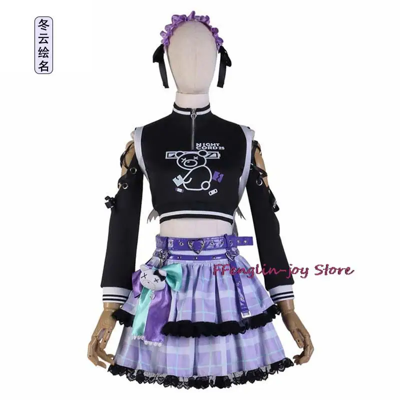 Project Sekai Colorful Stage Cosplay Costumes Asahina Mafuyu Mizuki Yoisaki Kanade Shinonome Ena Anime Girl 25-ji Nightcord Suit