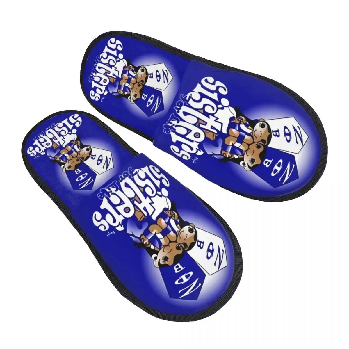 Custom Zeta Phi Beta Sisterly Love Memory Foam Slippers Women Soft Warm Greek Letter 1920 House Slippers