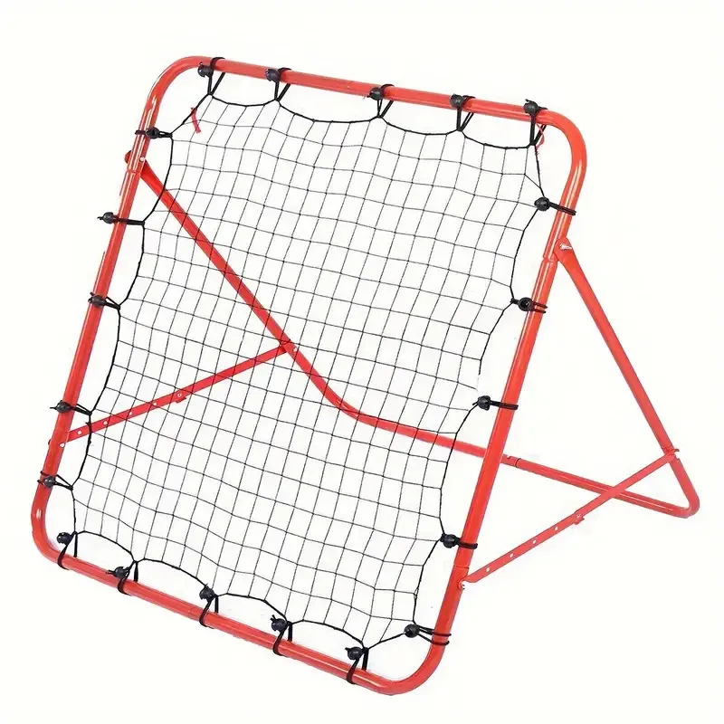 Steel Collapsible Football Rebound Target Net Adjustable Soccer Bounce Goal Mesh Shooting Assist Training Equipments