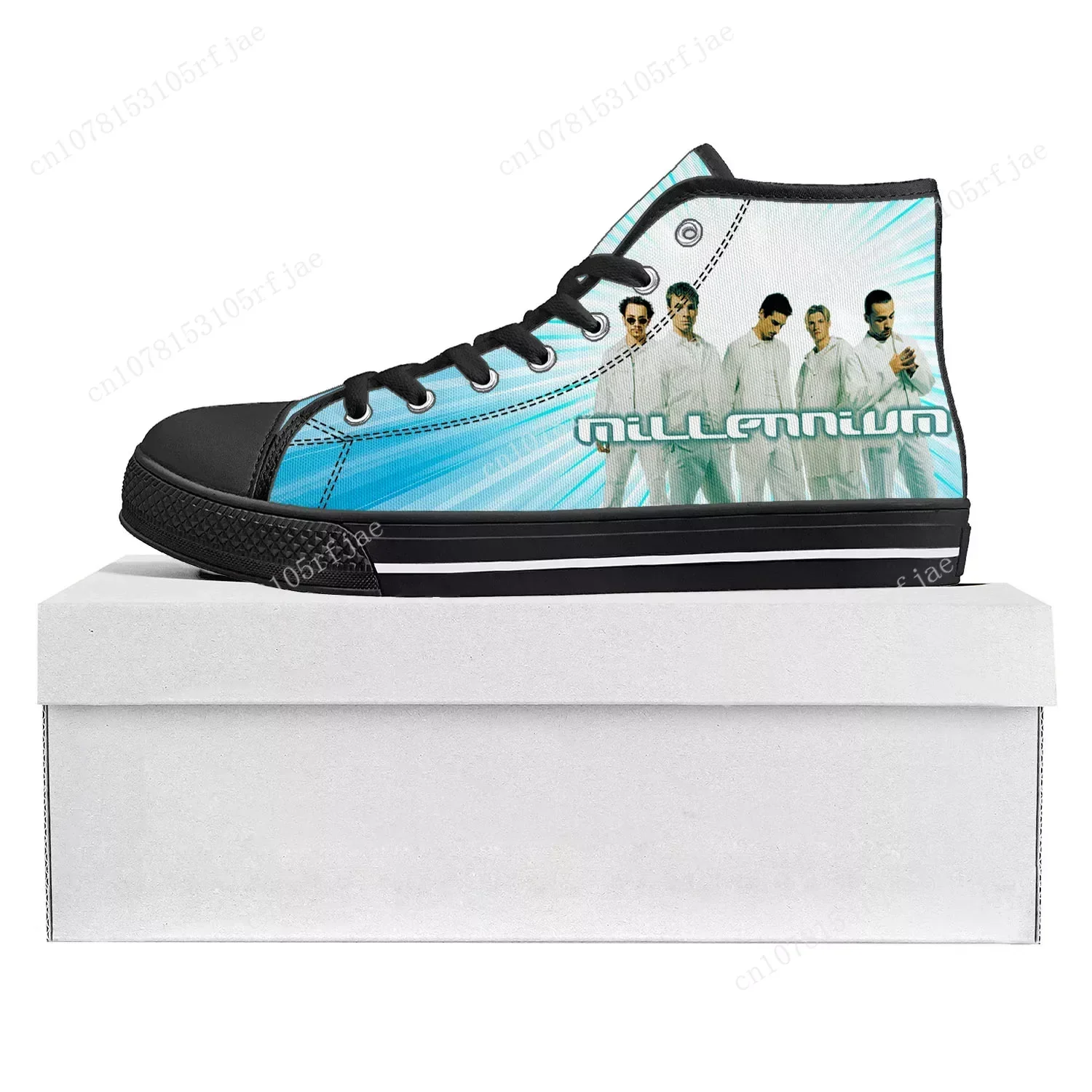 

Backstreet Boys Pop Band Bsb Fashion High Top High Quality Sneakers Mens Womens Teenager Canvas Sneaker Couple Shoe Custom Shoe