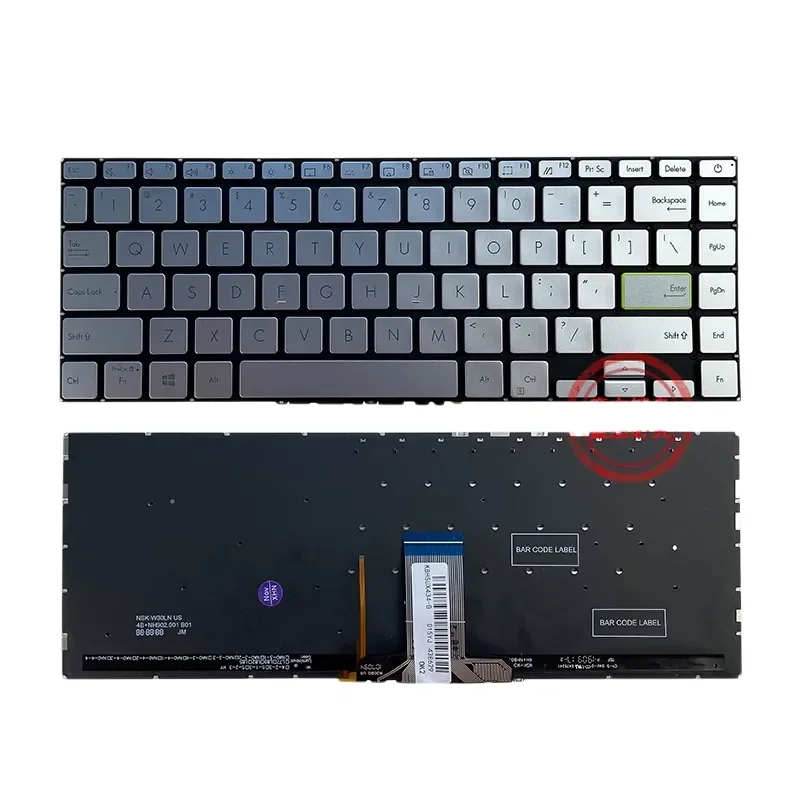 New Keyboard for ASUS UX434 UX434F UX434FA UX434FN VivoBook S14 S15 M4100U M4100UN