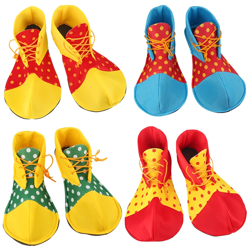 Halloween Carnaval Cosplay Mannen Schoenen Kostuums Rekwisieten Clown Schoenen Meisjes Performance Wear Accessoires Halloween Verkleedpartij