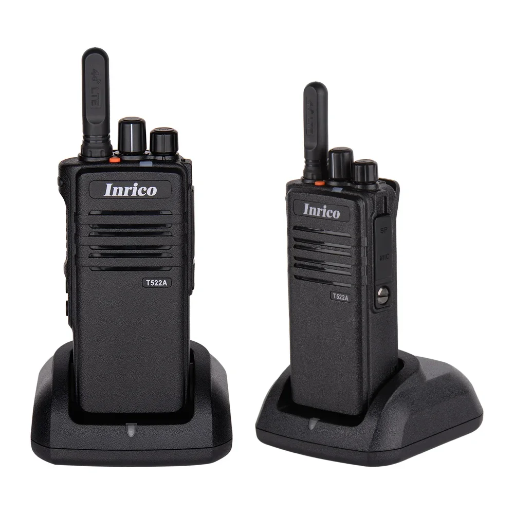 

Inrico T522A 4G LTE zello network radio ptt walkie talkie GPS WIFI Bluetooth compatible poc radio android walkie talkie