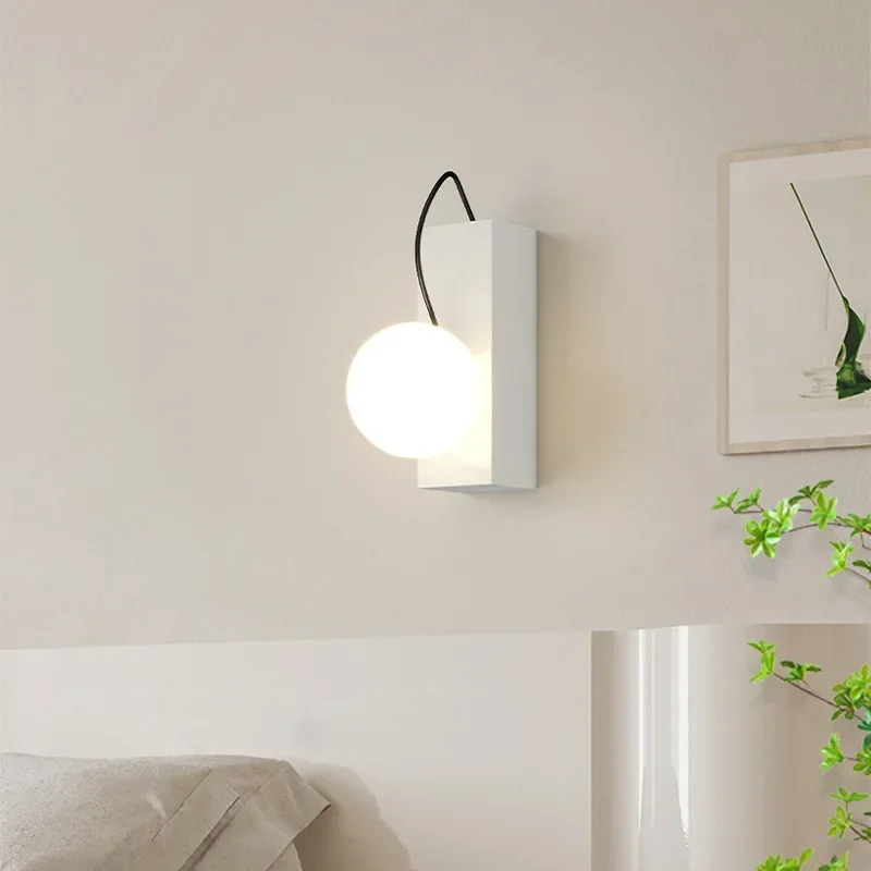 USB Battery Rechargeable Wall Light with Remote Control, Designer Bedside Lamp for Bedroom, Kids Room & Internet Celebrity Style