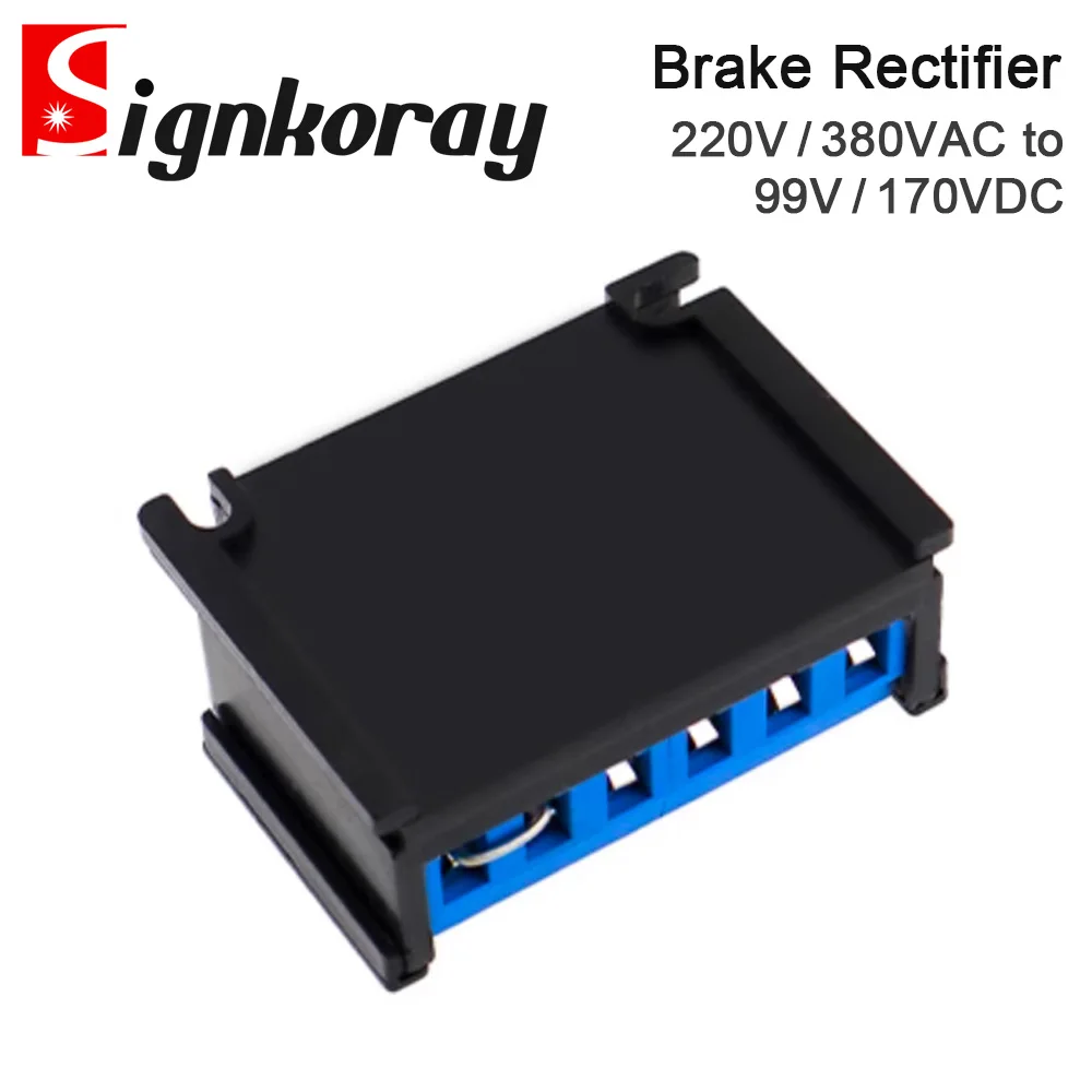 Raddrizzatore freno SignkoRay ZLKS1-99-6 Raddrizzatore da 220 V / 380 V CA a 99 V / 170 V CC Modulo freno di tenuta motore