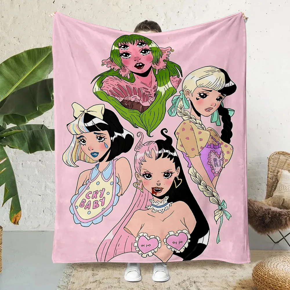 Melanie Martinez Music Printed Blanket Picnic Blankets Warm Blanket Soft and Comfortable Blanket Home Travel Birthday Gift