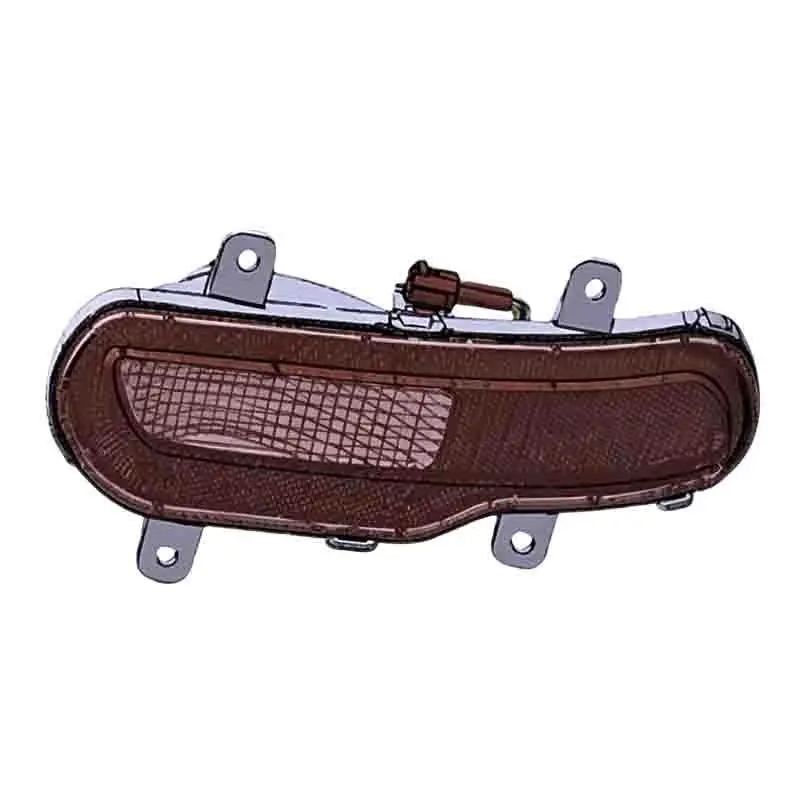 Right daytime running light assembly, left rear fog light assembly, left daytime running light assembly, combination rear light