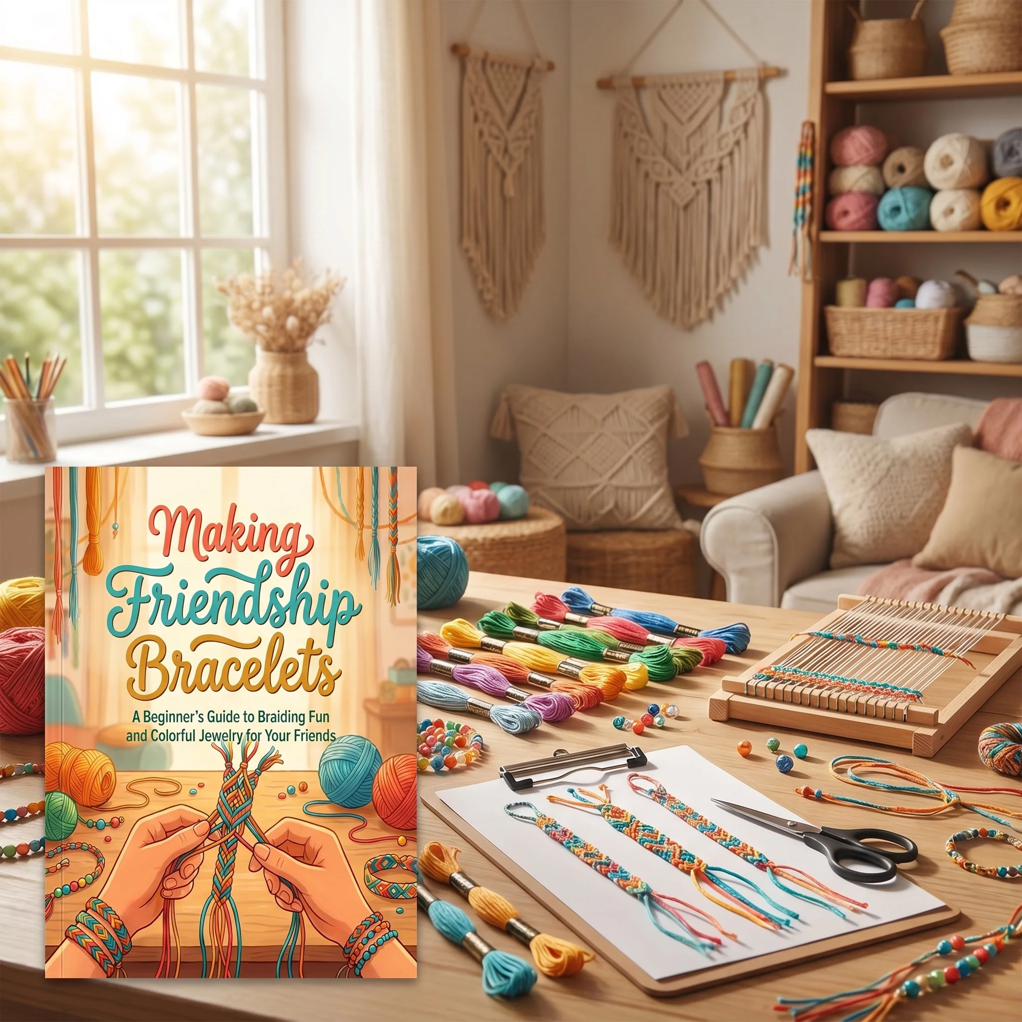 Making Friendship Bracelets A Beginner's Guide to Braiding Fun and Colorful Jewelry for Your Friends