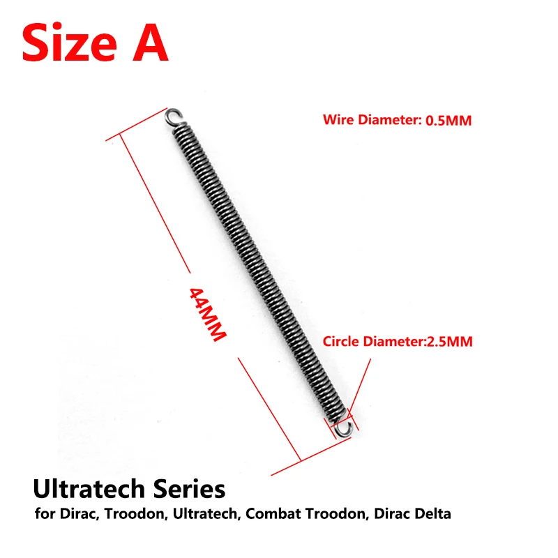 15 pz 3 dimensioni coltello molle di tensione accessori interruttore per Microtech UT Ultratech coltelli OTF UTX70 UTX85 dilier Delta Troodon DIY