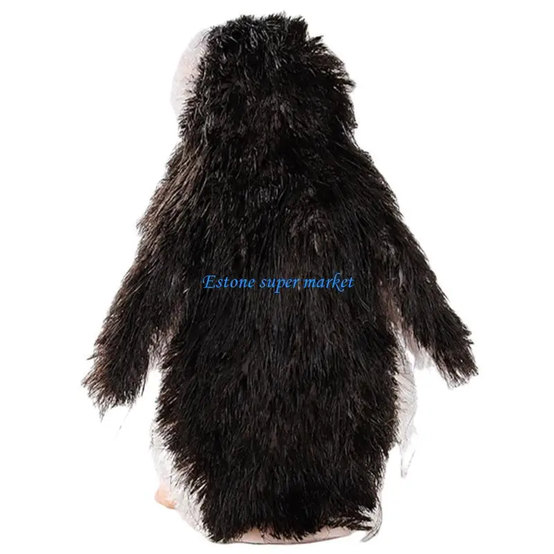 

090B Squeezable Penguins Toy Figure Dolls Silicone Animal Figurine Kids Education Toy
