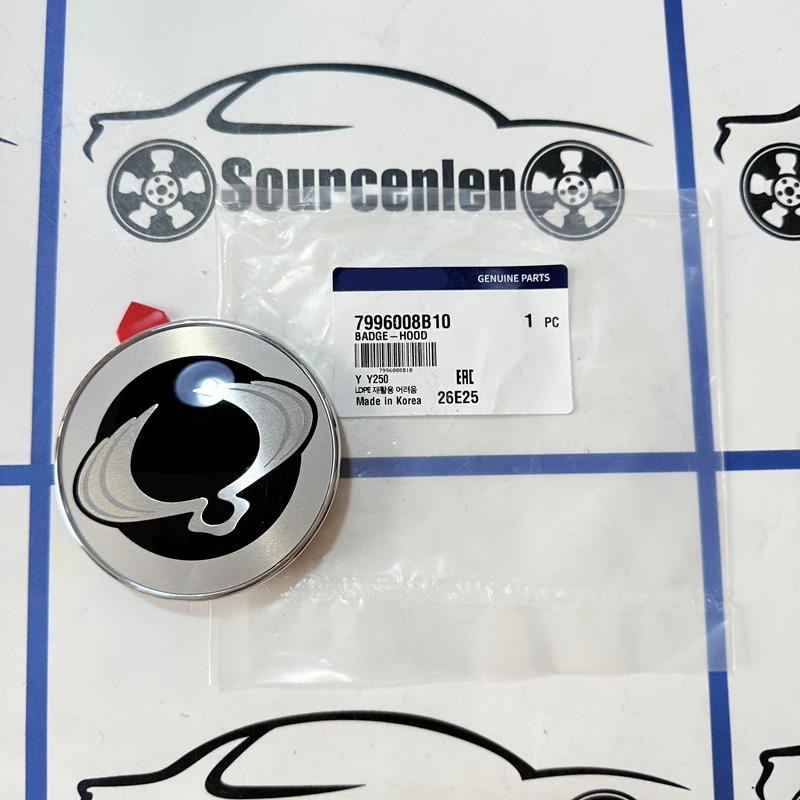 Lencana Emblem sayap Bonnet untuk Ssangyong 2006-2008 suku cadang Oem Rexton 0879960 08B10
