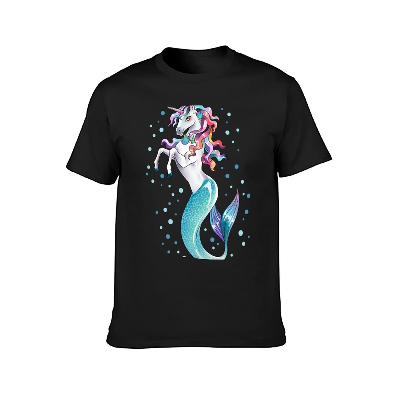 Unicorn Mermaid Mermicorn Cute T-Shirt Blouse plus size tops plus sizes cute tops plain black t shirts men