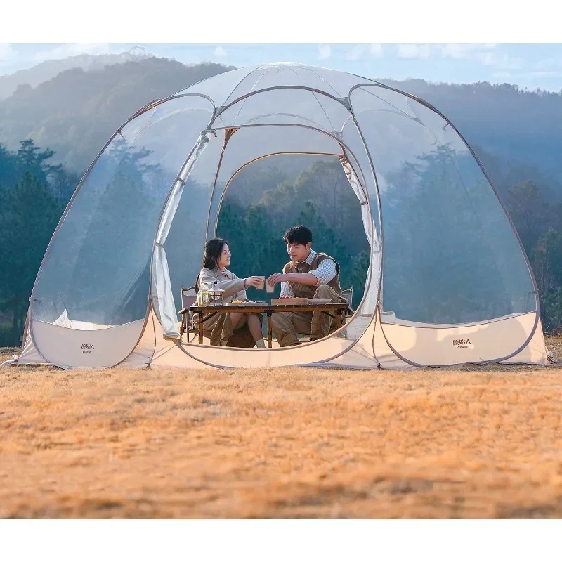 Outdoor star room bubble house spherical transparent tent outdoor winter windproof warm camping