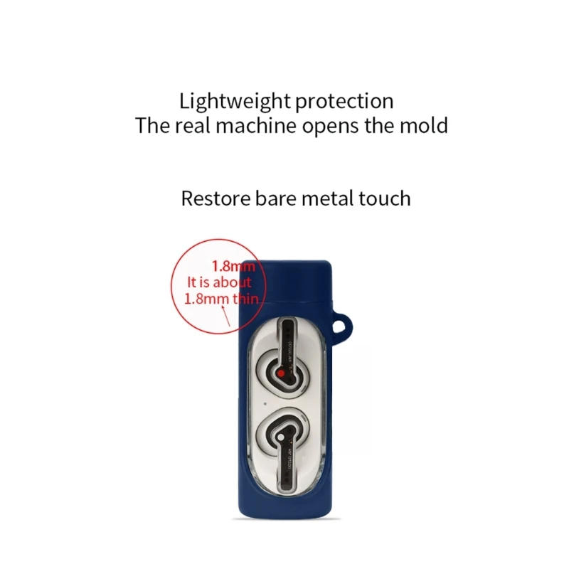 ที่อยู่อาศัยป้องกันรอยขีดข่วนที่เหมาะกับผิวสำหรับชุดหูฟังติดหูแบบไม่มีปลอกกันลื่น