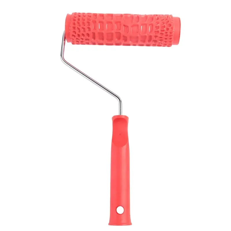 YLS-DIY Paint Texture Pigment Printing Wall Painting Roller Wood Grain Paint Printing Art Paint Roller Brush With Handle