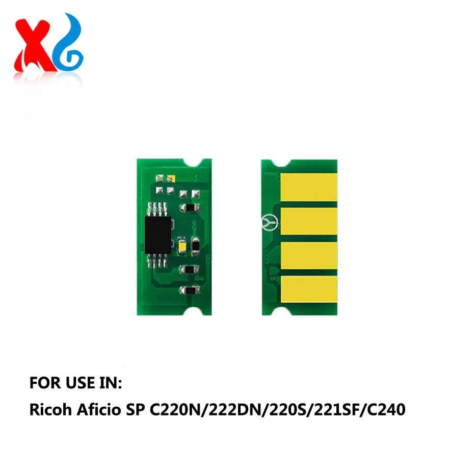 406159 406047 2K Toner Chip Powder For Ricoh Aficio SP C222DN C240dn C220n C220S 221sf SPC222DN SPC240DN SPC22N SPC221SF SP220