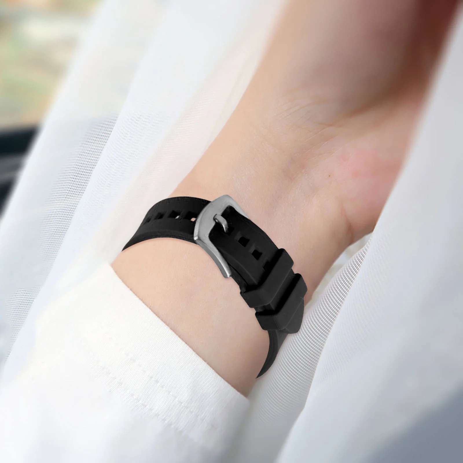 

1Pcs Silicone Watch Band for Men and Women Comfortable Adjustable Strap Suitable for Daily Sports Business Creative Smartwatch