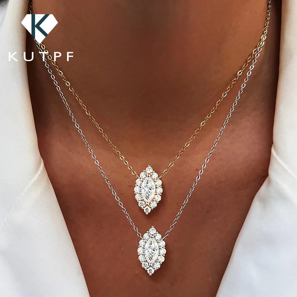 marquise-cut-full-moissanite-pendant-necklace-for-women-s925-silver-halo-diamond-drop-neckchain-fine-jewelry-with-certificate