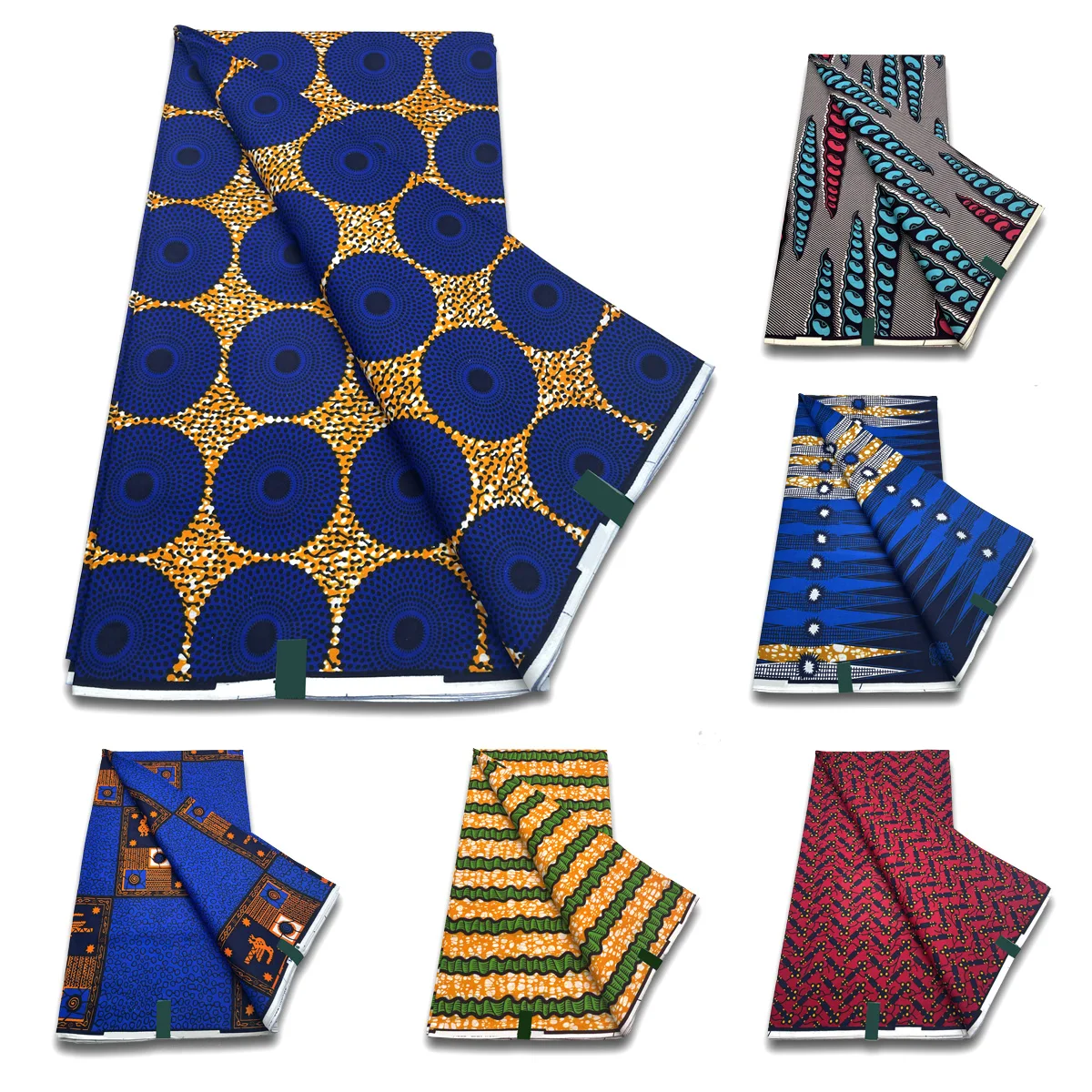 New Veritable Original Real Ankara African Wax Prints Fabrics High Quality Ghana Nigeria Batik 100%Cotton Wax Fabric Tissu Pagne