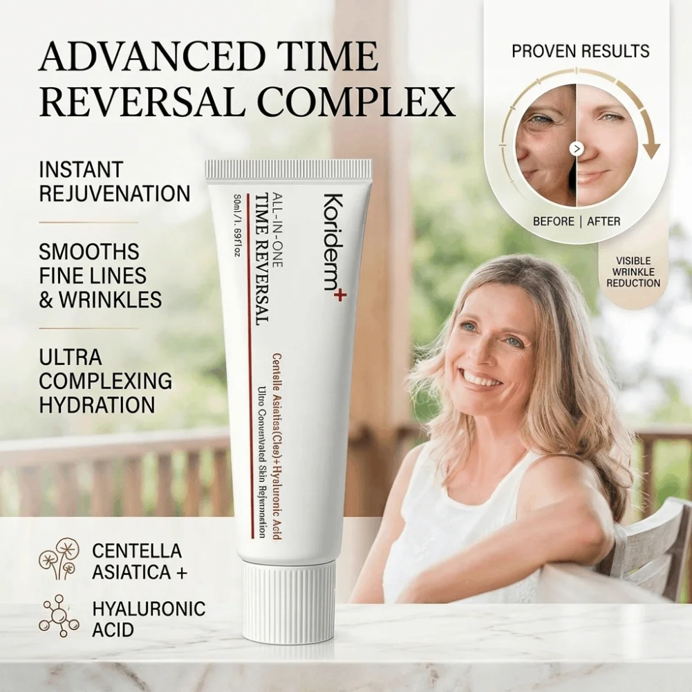 K-Beauty Centella Asiatica Hyaluronic Acid Facial Under-Eye Treatment 50ml Chrono-Reversal Brightening Anti-Aging Moisturizer