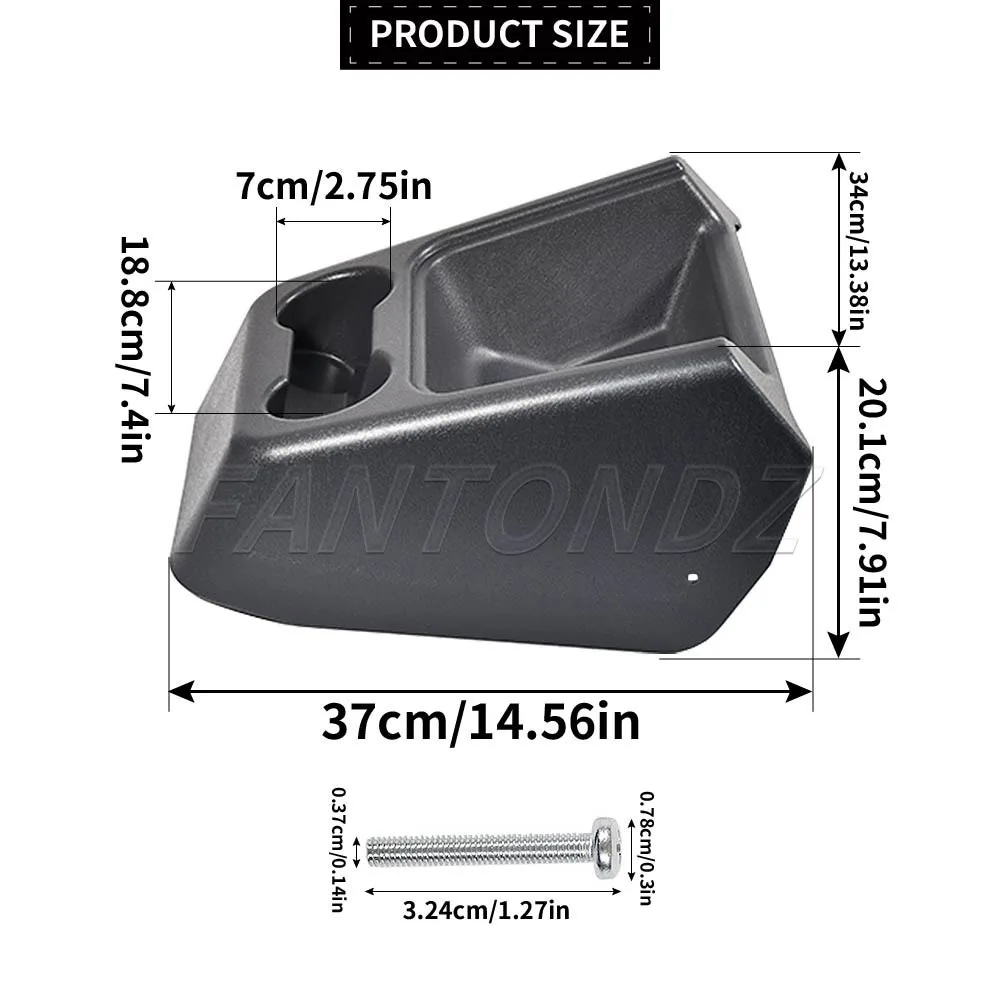 For VW Transporter T4 Centre Console With Cup Holders Plastics Grey Transporter Organiser Only Manual Gearbox