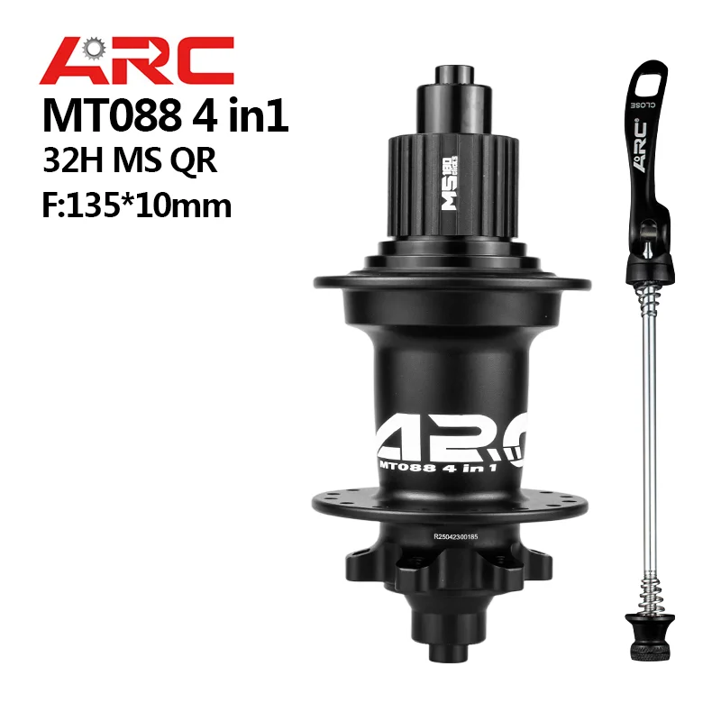 

ARC MT088 MTB Bike Front Rear Hub 32 Hole 6 Pawls 180 Clicks Sealed Bearing HG XD Micro spline Freehub Bicycle Cube 11 12 Speed