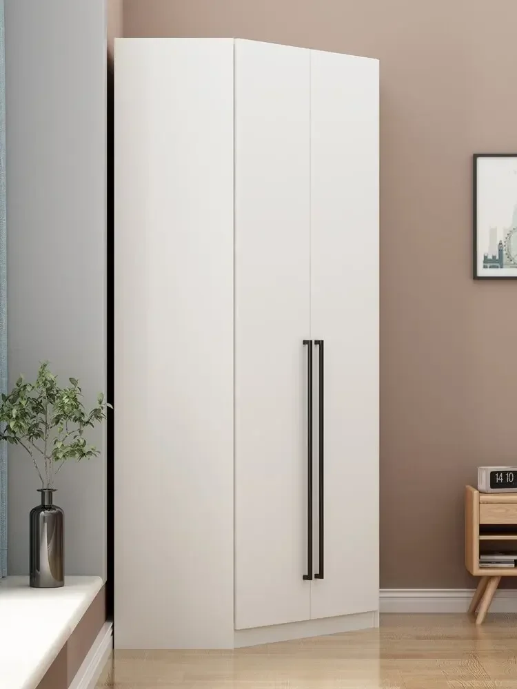 Household Bedroom 90 Degrees Corner Cabinet Multi-Functional Corner Cabinet Locker Small Apartment Corner Storage Cabinet