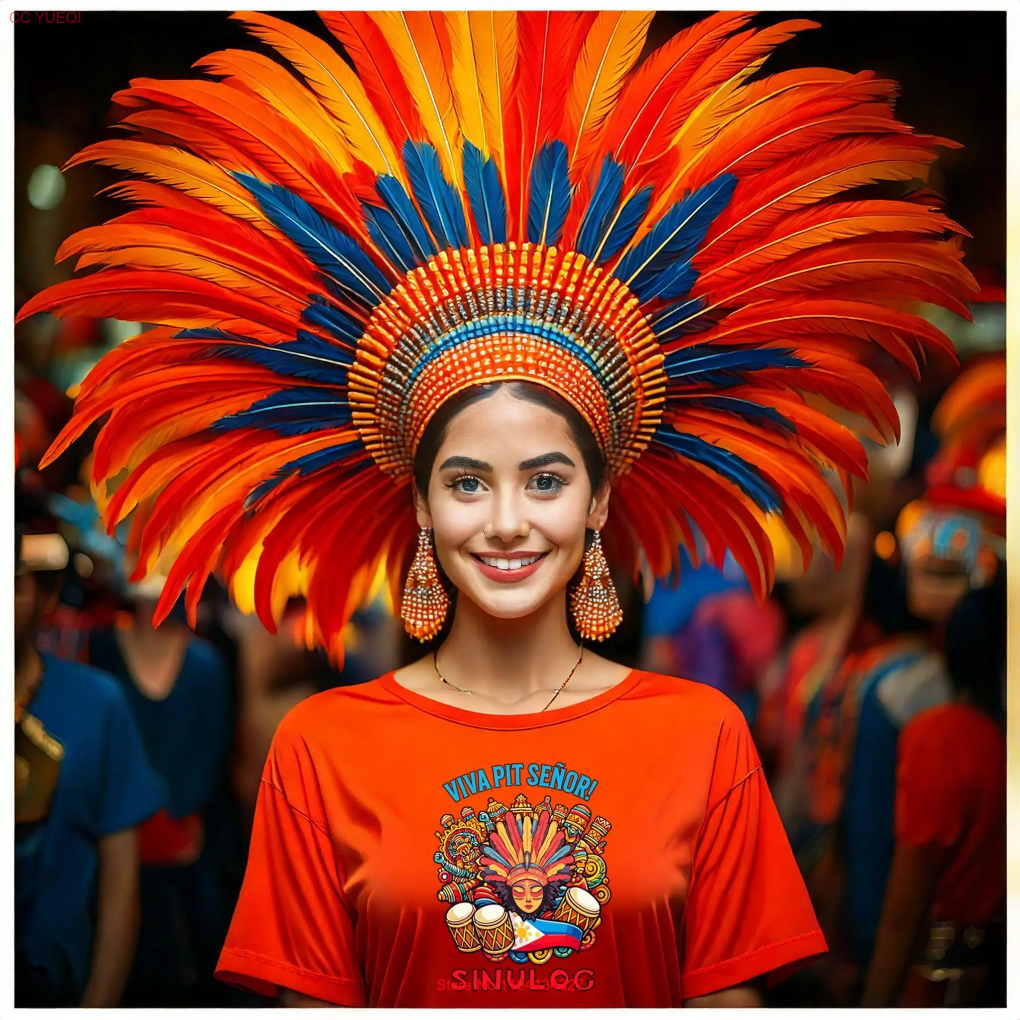 

Sinulog T Shirt Cebu s Fiesta Dance Celebration Garment Dyed long or short sleeves