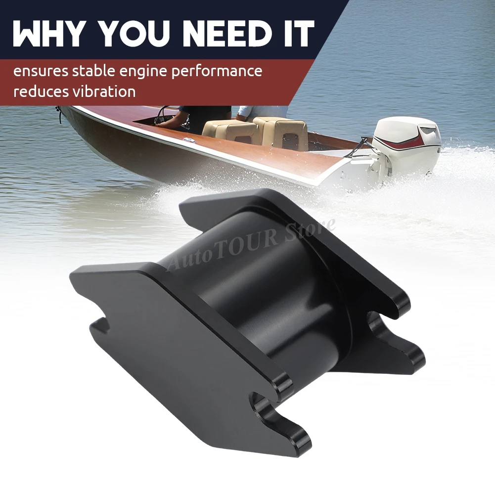 Soporte de Motor Delantero Inferior para Motor Fuera de Borda, Aluminio CNC, para Johnson Evinrude 18 20 25 35 HP, Reemplazo para 303881 0321469