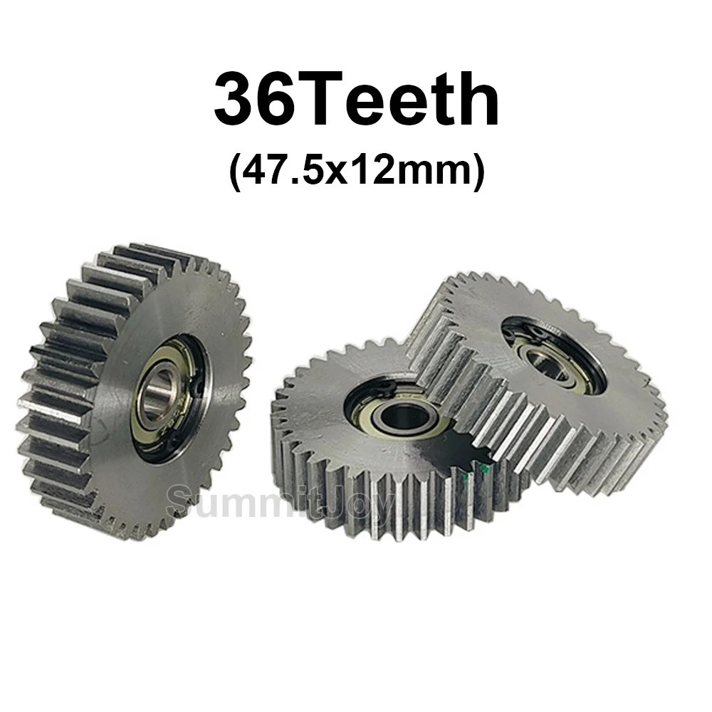 

3Pcs E-Bike Steel Gear 36T 47.5x12mm Planetary Motor Gear Metal Gears Power Transmission Gear for 500W Electric Bike Motor