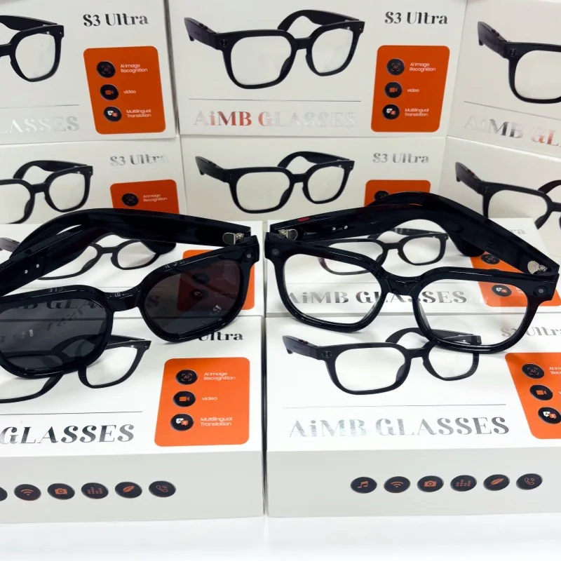 NewAIMB-S3Smart Glasses50010000 pixel video call translation, real-time live streaming, photo and video recording