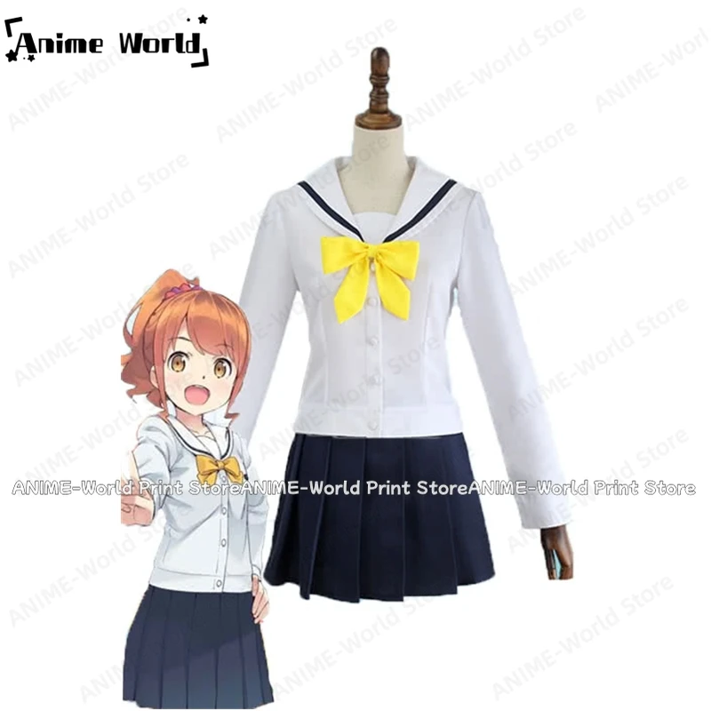 《Custom Size》Anime Eromanga Sensei Megumi Jinno Cute Uniform Cosplay Costume Christmas Party Halloween Uniform