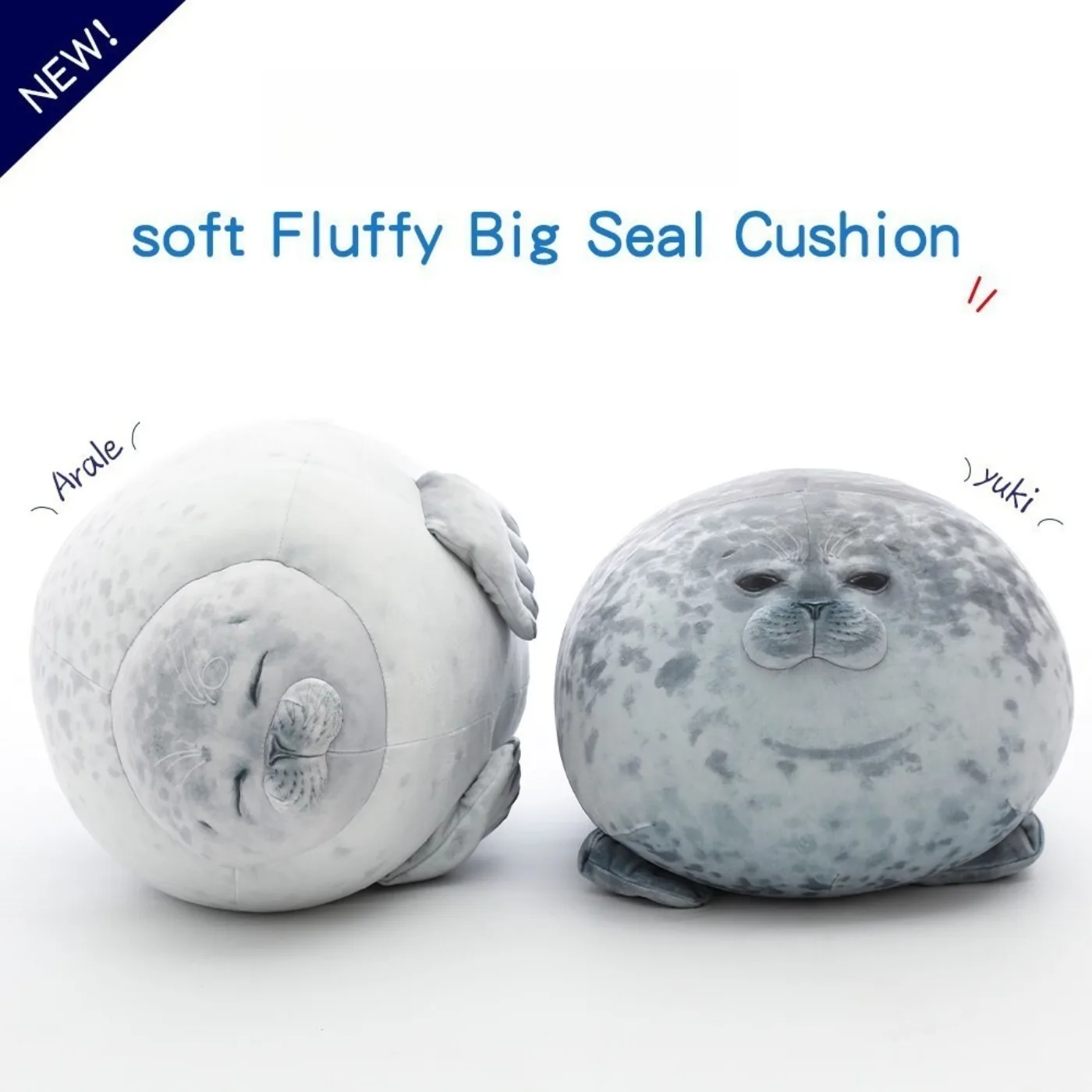 Kawaii Seal Family Plush Toys Soft Stuffed Animals Seal Pillow Stuffed Toy Home Decor CuddlyGifts For Friends Birthday Gifts