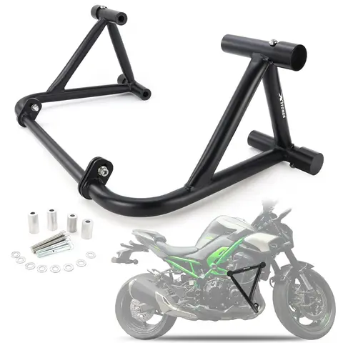 Motorcycle Stunt Cage Engine Guard Crash Bars Rear Footrests Subcage Stunt Protecte Z900 2016-2025 Z900SE 2022-2025 For Kawasaki