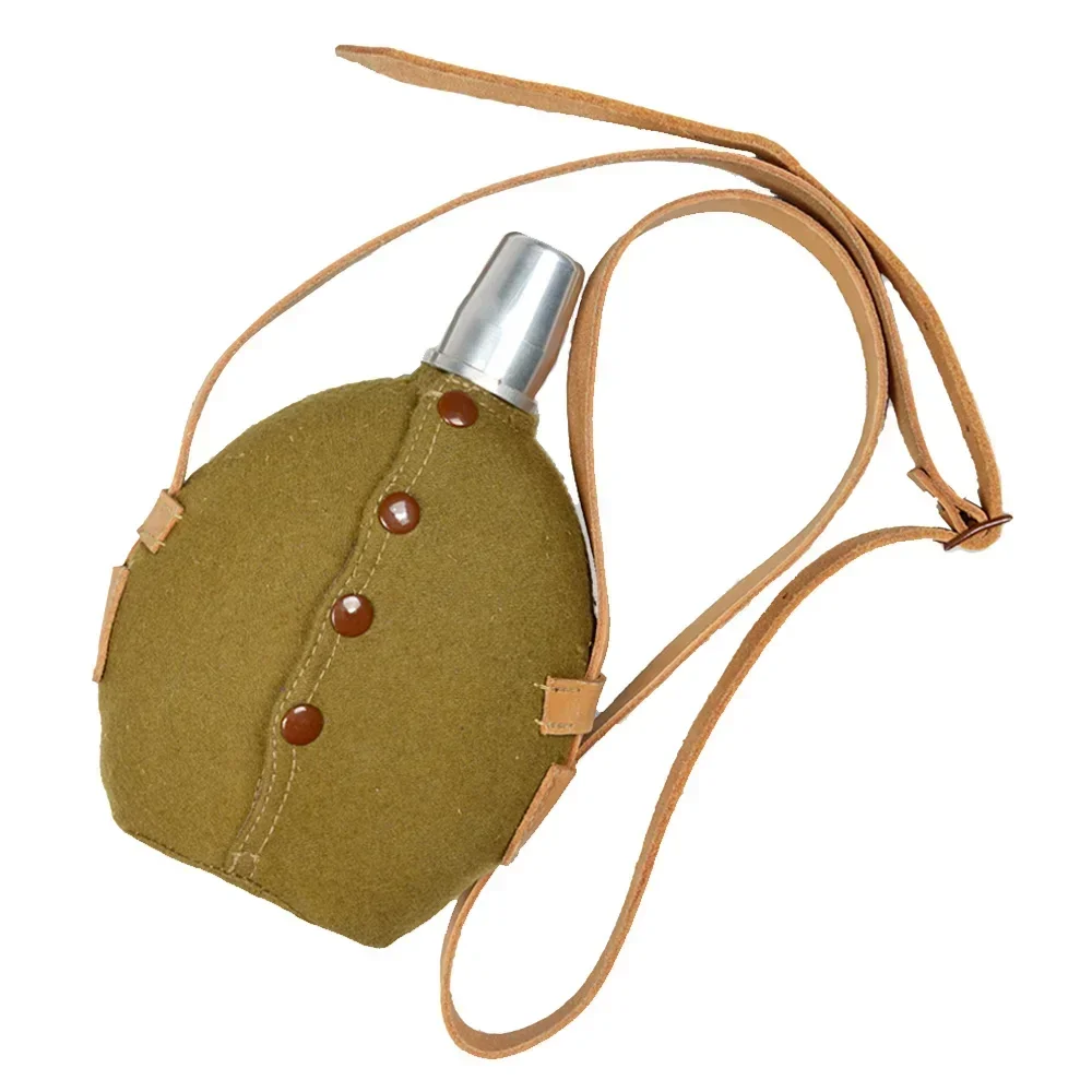 

WW2 Japanese Kettle Retro Aluminum Products Bring A Kettle Cover Vintage Tactical Japanese Equipment Japan Soldiers Equip